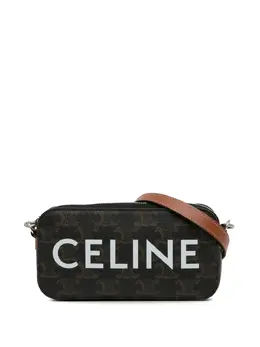 Céline Pre-Owned: Коричневая сумка через плечо