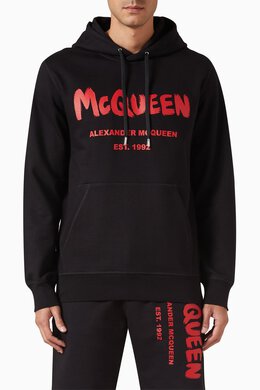 Alexander McQueen: Толстовка Graffiti из шерсти