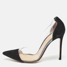 Gianvito Rossi: Чёрные туфли  Plexi