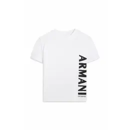 Armani Exchange: Белая футболка 