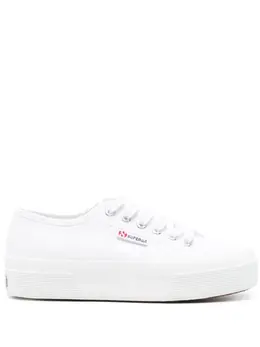 Superga: Белые кроссовки 