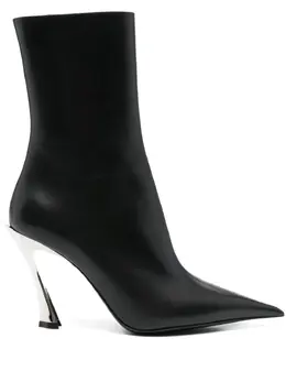 Mugler: Чёрные ботинки 