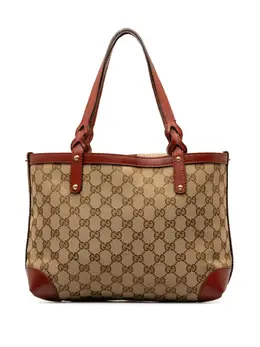 Gucci Pre-Owned: Коричневая сумка-шоппер