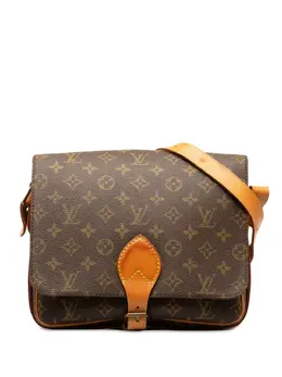 Louis Vuitton Pre-Owned: Коричневая сумка через плечо