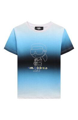 Karl Lagerfeld Kids: Хлопковая футболка 