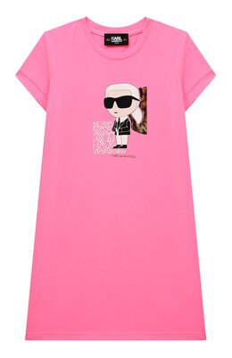 Karl Lagerfeld Kids: Хлопковое платье 