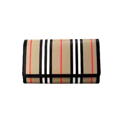 Burberry: Кошелёк  Icon Stripe в полоску