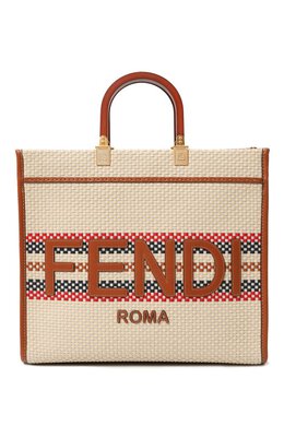 Fendi: Бежевая сумка  Sunshine