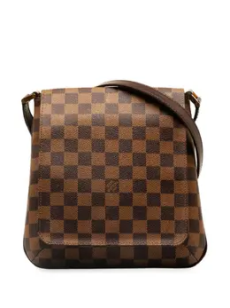 Louis Vuitton Pre-Owned: Коричневая сумка через плечо 