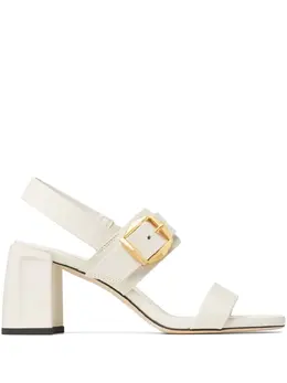 Jimmy Choo: Белые сандалии 