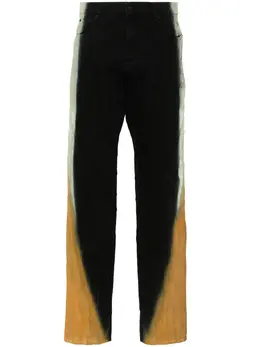 Mugler: Чёрные джинсы 