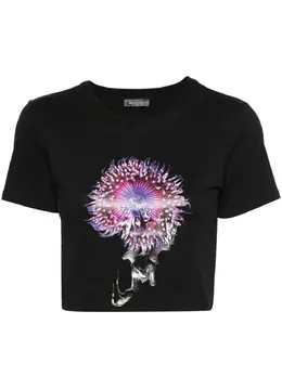 Mugler: Хлопковая футболка 