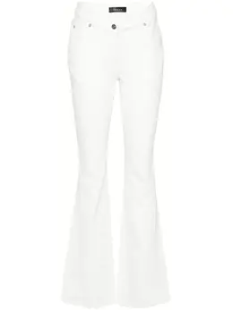 Mugler: Расклешённые джинсы 