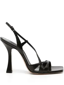 Casadei: Чёрные сандалии 