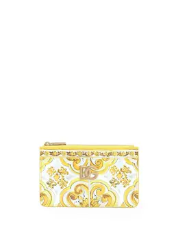 Dolce & Gabbana: Картхолдер  Majolica с принтом