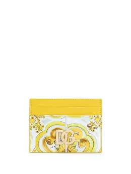 Dolce & Gabbana: Картхолдер  Majolica с принтом