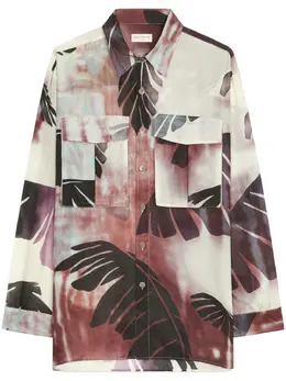 DRIES VAN NOTEN: Шёлковая рубашка 