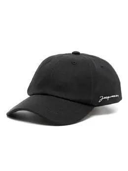 Jacquemus: Чёрная кепка  La Casquette