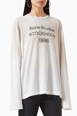 Acne Studios: Хлопковая футболка 1996