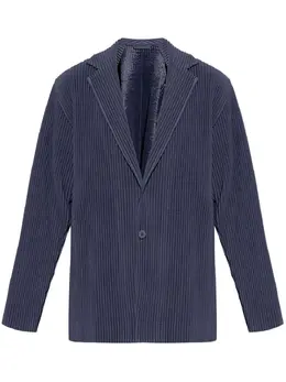 Homme Plissé Issey Miyake: Голубые пиджаки 