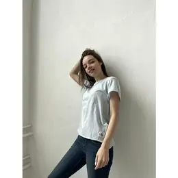 CALVIN KLEIN: Голубая футболка 