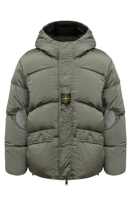 Stone Island: Светлый пуховик 