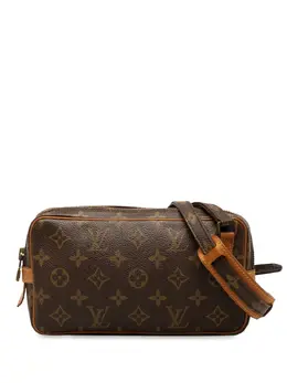 Louis Vuitton Pre-Owned: Коричневая сумка через плечо