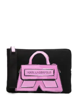 Karl Lagerfeld: Чёрный клатч 