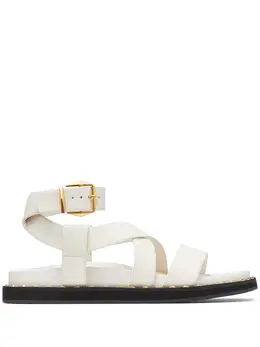 Jimmy Choo: Белые сандалии 