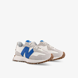 New Balance: Синие кроссовки 327