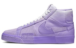 Nike: Фиолетовые кроссовки  Blazer Mid