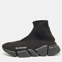 Balenciaga: Чёрные кроссовки  Speed Trainer