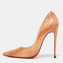 Christian Louboutin: Оранжевые туфли  So Kate