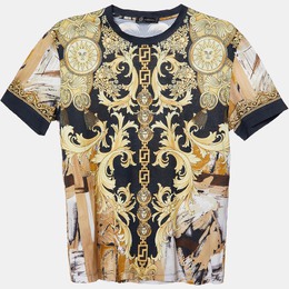 Versace: Жёлтая футболка  Baroque