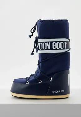 Moon Boot: Синие угги 