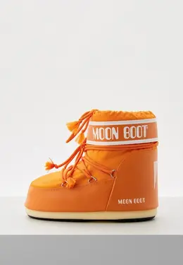 Moon Boot: Оранжевые угги 