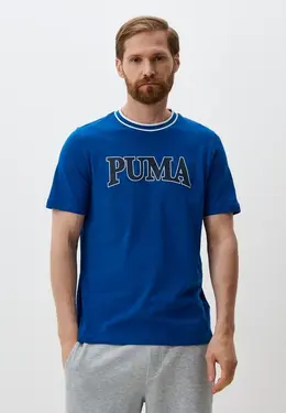 PUMA: Синяя футболка 