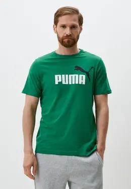 PUMA: Зелёная футболка