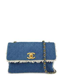 CHANEL Pre-Owned: Голубая сумка 