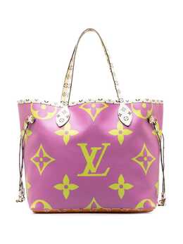 Louis Vuitton Pre-Owned: Фиолетовая сумка-шоппер 