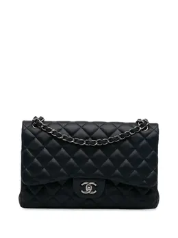 CHANEL Pre-Owned: Голубая сумка 