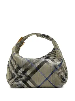 Burberry: Многоцветная сумка-шоппер 