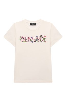 Versace: Хлопковая футболка 