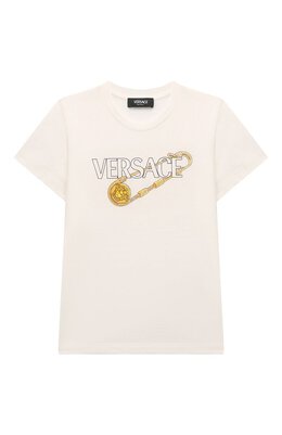 Versace: Хлопковая футболка 