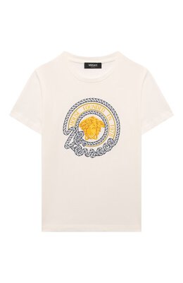 Versace: Хлопковая футболка 