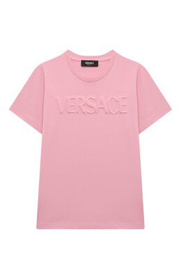 Versace: Хлопковая футболка 