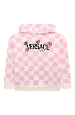 Versace: Хлопковая толстовка 