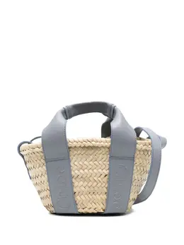 Chloé: Бежевая сумка-шоппер 