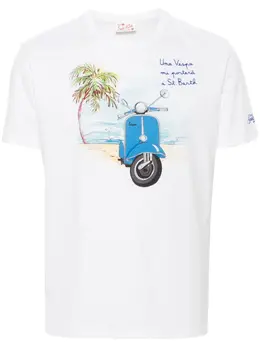 MC2 Saint Barth: Футболка Vespa с принтом