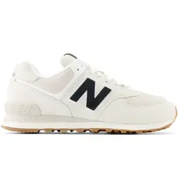 New Balance: Серые кроссовки  574